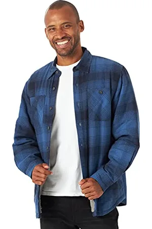 Wrangler Herren Long Sleeve Sherpa Lined Shirt Jacket Hemd, , XL