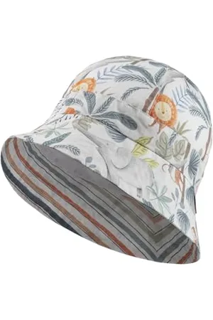 Sterntaler Safarihut Dschungel - Kopfbedeckung mit UV 50+ - Unisex Kinder Hut aus weicher Baumwolle - Kinder Sonnenhut gefüttert mit Bio -Batist für optimalen Sonnenschutz - , 53