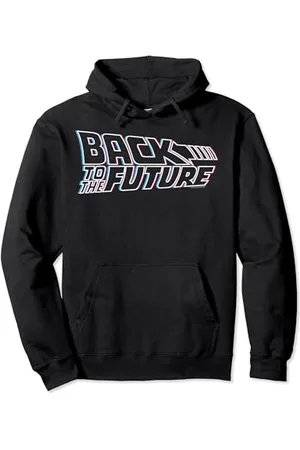 Back To The Future 35th Anniversary Multi-color Logo Outline Pullover Hoodie