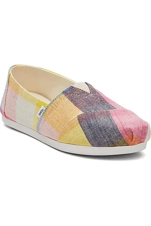 TOMS Damen Alpargata Print Flacher Slipper, Multi-Color, 35.5 EU