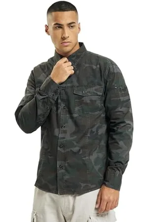 Brandit Slim Fit Shirt Long Sleeve, Farbe: , Größe: S