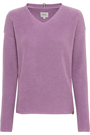 Camel Active Damen 309589/8K20 Pullover, Purple, L
