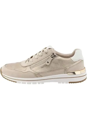 TOM TAILOR Damen 9590110003 Sneaker, Cream-Gold, 38 EU