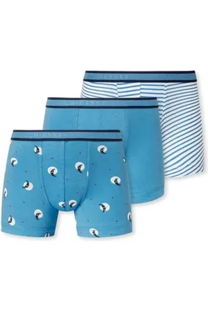Schiesser Jungen 3 Pack Boxershorts-95/5 Organic Bio Baumwolle-Größe 140 Unterwäsche, , 92