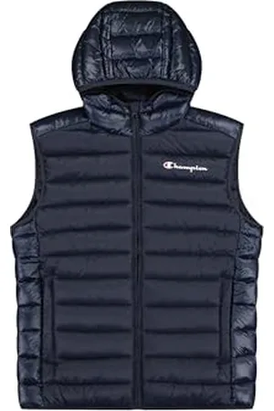 Champion Herren Legacy Outdoor (220341) -Wr Light Nylon Cirè 35gr Small Script Logo High-Neck Gepolsterte Weste, , XL