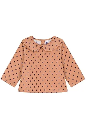 Petit Bateau Baby Mädchen Langarmbluse, , 24 Monate