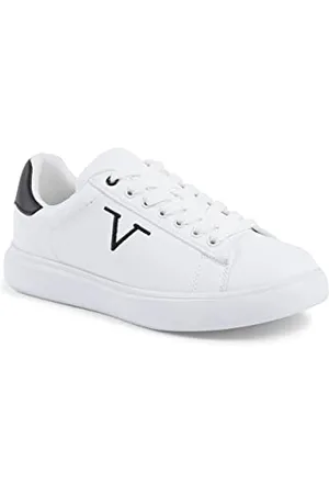 19V69 Italia Damen Sneaker Multicolor SNK 004 W White Black Oxford-Schuh, , 40 EU