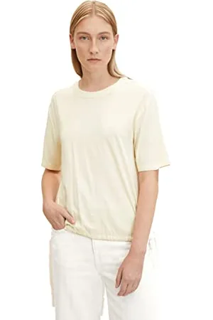 TOM TAILOR Damen Bluse mit Kordelzug 1032560, , 36