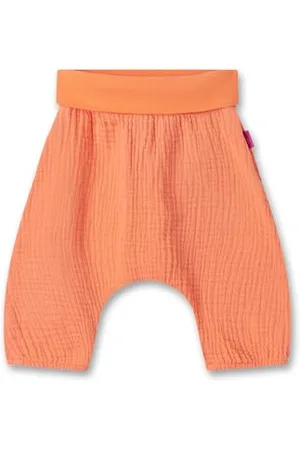 Sanetta Pure Mädchen-Hose aus Musselin | Praktische und Bequeme Musselinhose aus Bio-Baumwolle für Mädchen. Baby Bekleidung 074