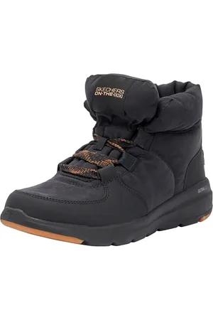 Skechers Damen Winter Boots, Black, 36 EU