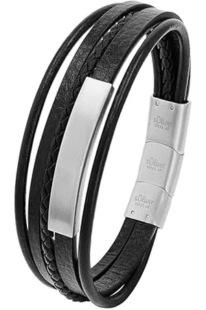 QS by s.Oliver Armband Edelstahl Herren Armschmuck, Kommt in Schmuck Geschenk Box
