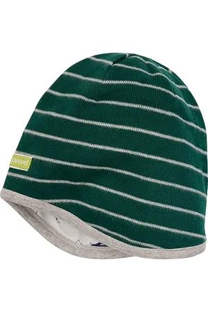loud + proud Unisex Kinder Wendemütze Ringel, GOTS Zertifiziert Beanie-Mütze, , 42-44 EU