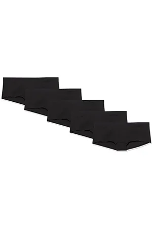 Amazon Damen Boyshort-Unterwäsche Baumwolle (Erhältlich in Übergröße), 5er-Pack, , 44
