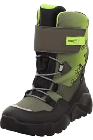 Superfit Jungen ROCKET warm gefütterte Gore-Tex Stiefel, GRÜN/SCHWARZ 7000