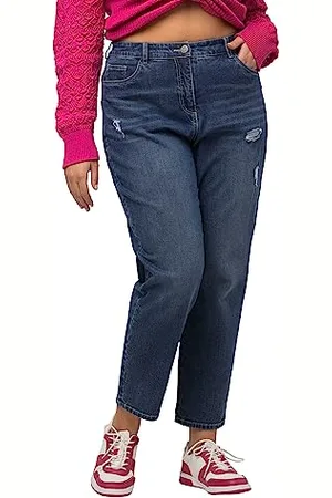 Ulla Popken Damen Mom Jeans, , 60