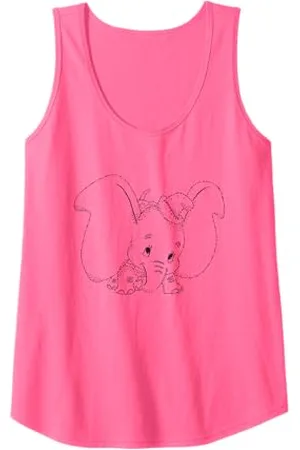 Disney Classic Dumbo T-Shirt, niedlicher Elefant, gepunktet Tank Top