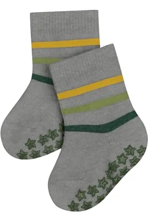 Falke Unisex Baby Stoppersocken Multi Stripe B Hp Baumwolle rutschhemmende Noppen 1 Paar, , 74-80