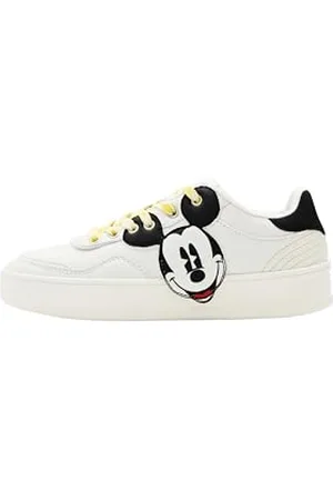 Desigual Damen Shoes_Fancy_Mickey Sneaker, White, 41 EU