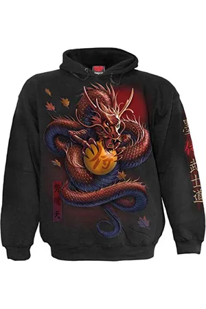 Spiral Samurai - Männer Kapuzenpullover - - 100% Baumwolle - S