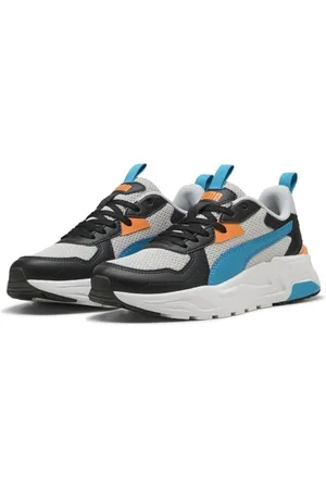 PUMA Trinity LITE JR Sneaker, COOL Light Gray-Tropical Blue Black, 38 EU