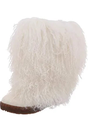 Bearpaw Damen Boetis II Schlupfstiefel, Weiß (White 010)