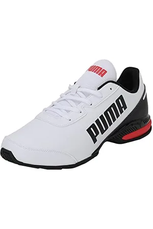 PUMA Unisex Equate Sl Laufschuh, White Black High Risk Red, 39 EU