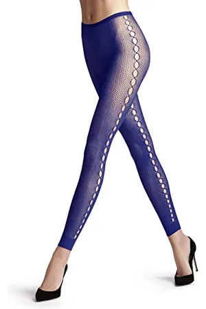 Falke Damen Leggings Supersize Net W LE transparent gemustert 1 Stück, , S-M