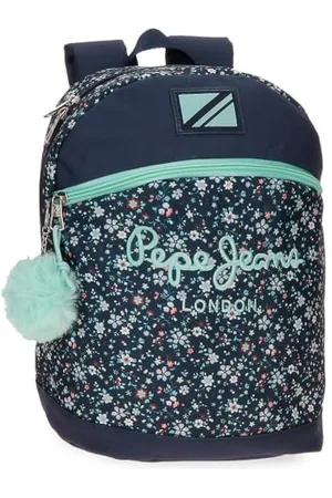 Pepe Jeans Alenka Rucksack, lässig, Blau, 25 x 32 x 12 cm, Polyester, 9,6 l, blau, Lässiger Rucksack
