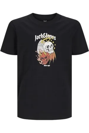 JACK&JONES JUNIOR Jorseven Skull Tee Ss Crew Neck Sn Jnr