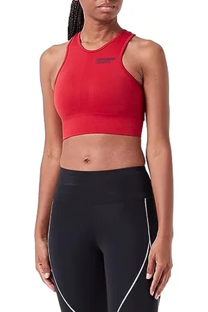 Superdry CORE SEAMLESS MID IMPACT BRA WS311712A Carmine Red 14-16 DAMEN