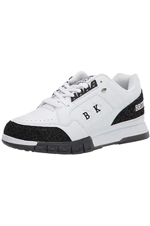 British Knights Herren Metros Sneaker, Weiß/Schwarz/Schwarz Ice, 44 EU