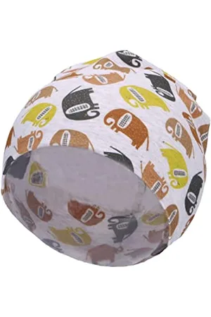 Sterntaler Baby Unisex Beanie Baby Slouch-Beanie Elefanten - Beanie Baby, Kinderbeanie, Babymütze - aus Baumwolle - mehrfarbig, 49