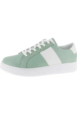 Andrea Conti Damen Low Top Sneaker, Peppermint/weiß, 36 EU