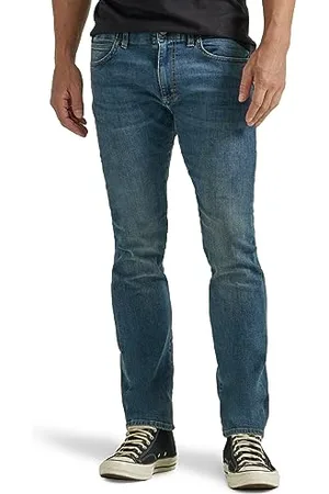 Lee Herren Extreme Motion Slim Straight Jeans, , 42W / 32L