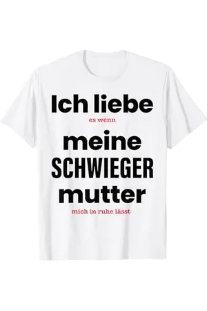 witzige und lustige Sprüche Ich Liebe Es Wenn Meine Schwiegermutter Mich Inruhe Lässt Sp T-Shirt