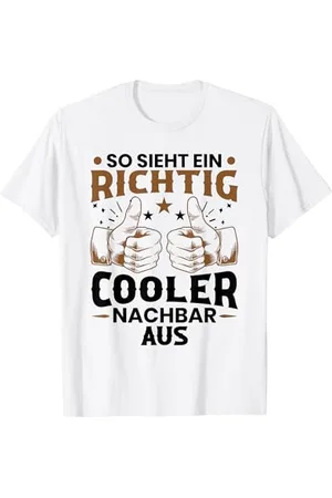 witzige und lustige Sprüche So Sieht Ein Richtig Cooler Nachbar Aus Spruch Geschenk Best T-Shirt