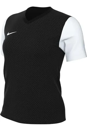 Nike Damen W NK DF Tiempo PREM II JSY SS T-Shirt, Black/White/White, M