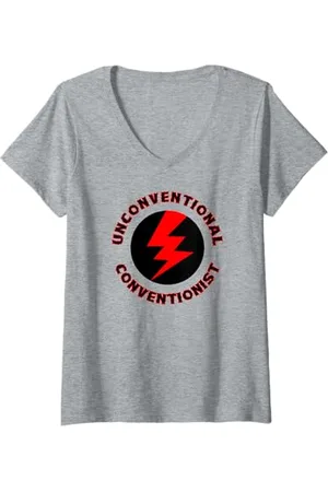 20th Century Fox Damen The Rocky Horror Picture Show Unconventional Conventionist T-Shirt mit V-Ausschnitt