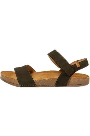 El Naturalista Unisex N5790 Balance Flache Sandale, KAKI, 43 EU Weit