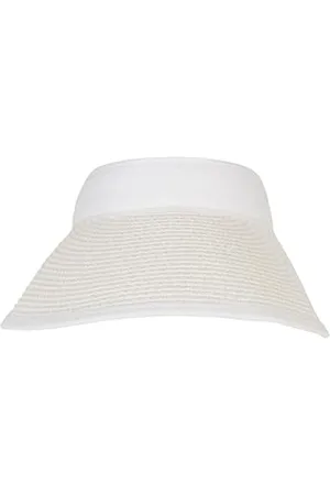 Urban classics Unisex TB5109-Logo Bast Visor Baseball Cap, White, one Size
