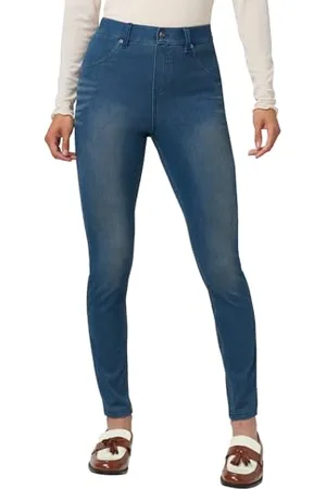HUE Damen Ultra Soft High Waist Denim Leggings Strumpfwaren, , X-Groß