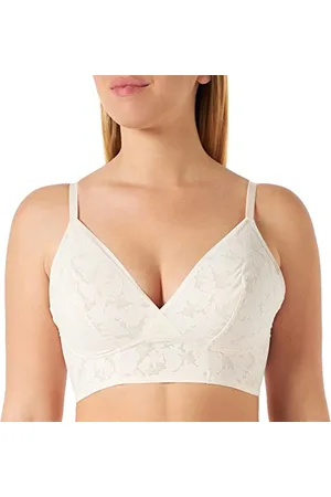 Sloggi Damen ZERO Lace 2.0 Longline Bra Bügelloser BH, , XS