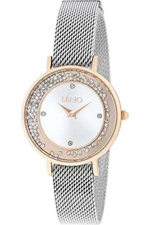 Liu Jo Damen Analog Quarz Uhr mit Edelstahl Armband TLJ1341