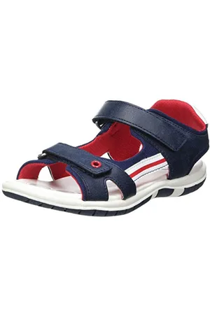 chicco Kindersandalen, mit Doppeltem Klettverschluss, Kinderschuhe, Italienisches Design, Blau, 24 EU