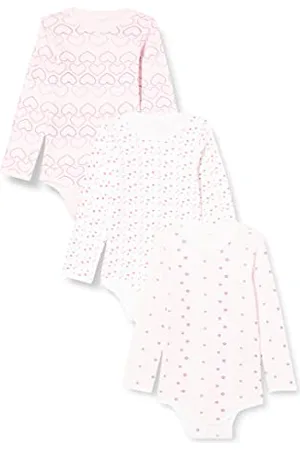 CARE LABEL Baby Body Langarm aus 100% Baumwolle (3er Pack)