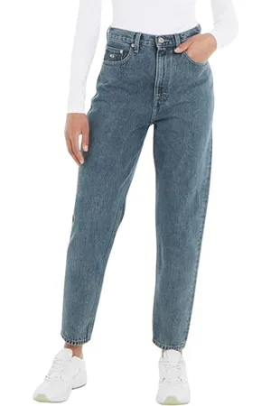 Tommy Hilfiger Damen Jeans Mom Jean Uh Tpr Ah4067 High Waist, Blau ( Medium), 31W / 30L