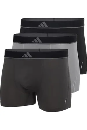 adidas Herren Boxershorts 3er Pack-Trunk (3PK) -Active Micro Flex Eco Unterwäsche, , S