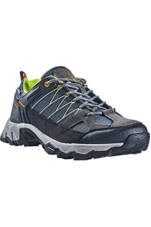 Black Crevice Herren Trekkingschuhe, Wasserdicht, Low, grau/grün, 46