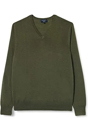 Hackett Herren GMD Merino Silk V NCK Pullover, , XL