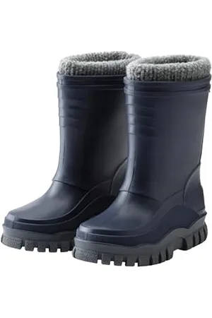Sterntaler Gummistiefel uni gefüttert - Jungen Kinder Regenstiefel mit herausnehmbarem Innenschuh - warme, wasserdichte Kinderstiefel - Matsch- und Regenschuhe, , Größe 25